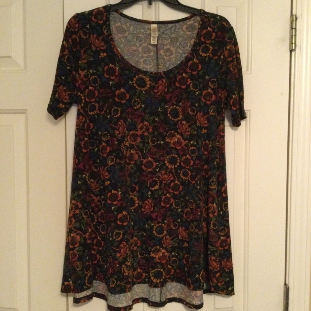 Lularoe XXS NWOT Pretty Floral Perfect T Tunic Top
